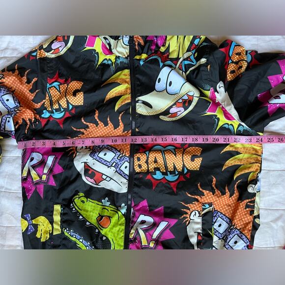 Members Only Black Cartoon Print Jacket - Picture 10 of 12